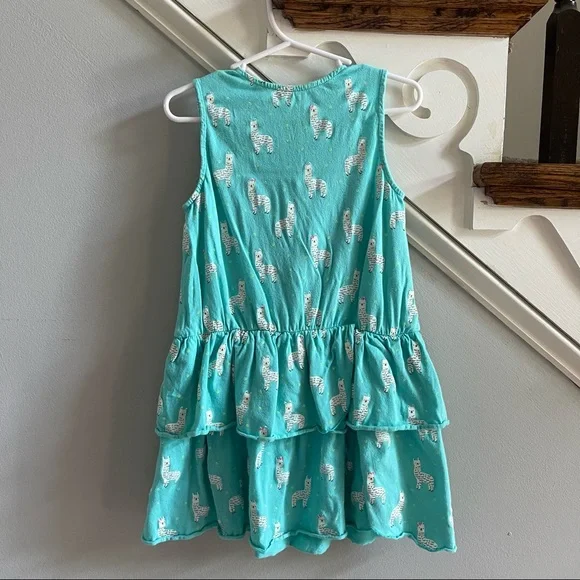 EGG Susan Lazar Llama Briana Ruffle Dress, Size 5 - Picture 6 of 7